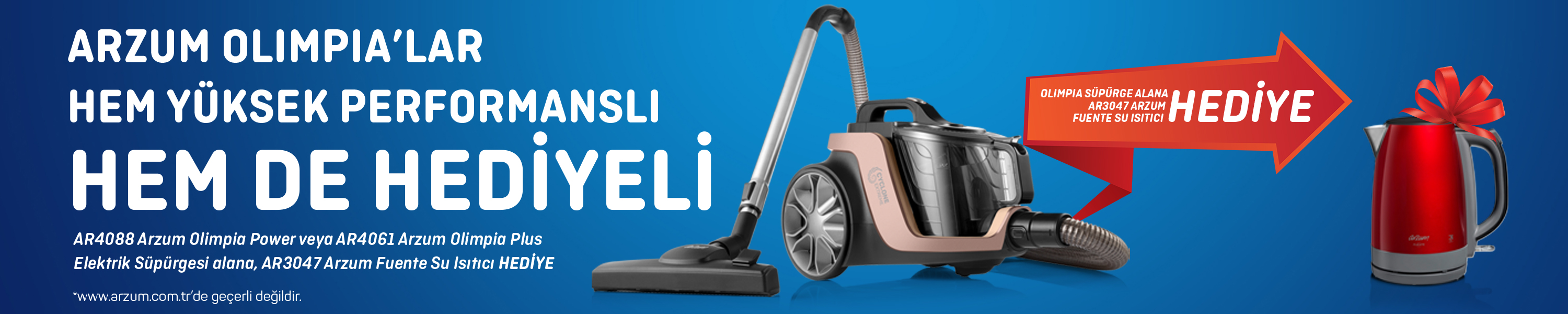 Arzum Olimpia'dan Hediye