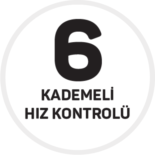 6 Kademeli Hız Kontrolü